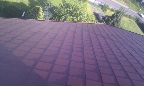 Čištění a nátěr eternitové střechy