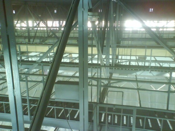 Aquacentrum Pardubice demontáž podhledu