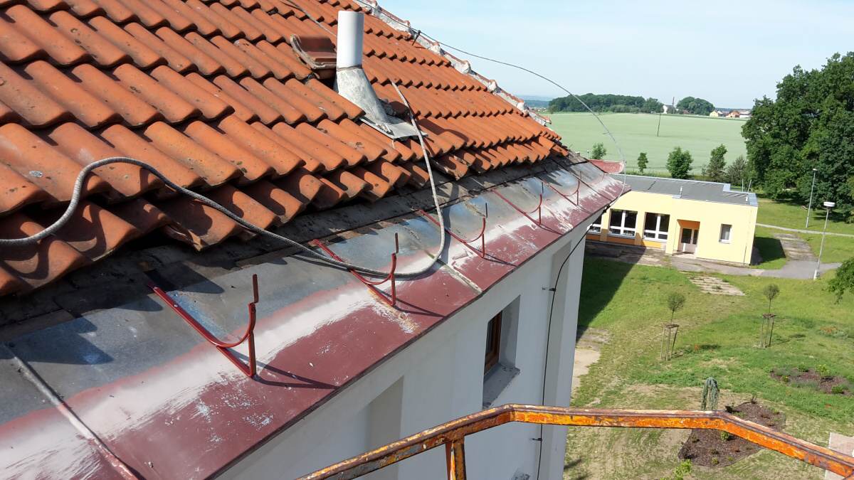 Demontáž a montáž žlabu
