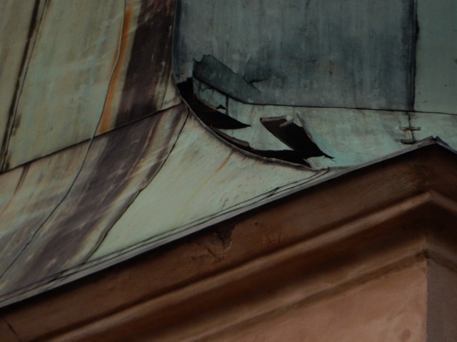 Oprava střechy kostela Živanice